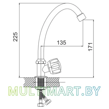 Кран Gota Rocio Orio 340010-GOTA картинка 2